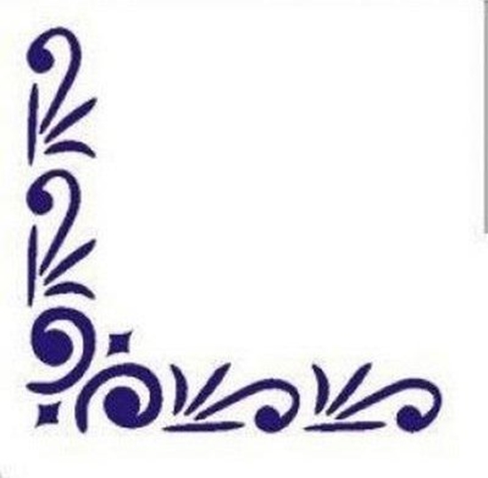 Picture of Szablon zmywalny narony 12x15cm