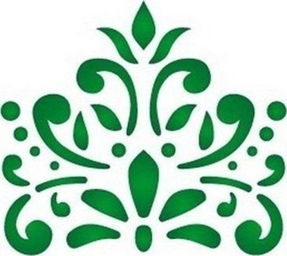 Attēls no Szablon zmywalny ornament 12x15cm