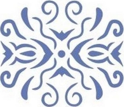 Attēls no Szablon zmywalny ornament 12x15cm 0,5mm