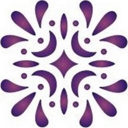 Attēls no Szablon zmywalny ornament 12x15cm 0,5mm