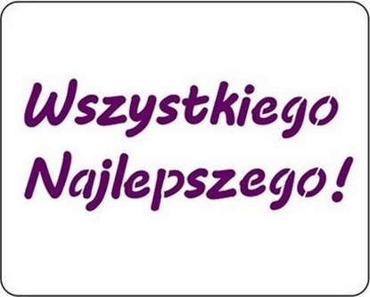 Attēls no Szablon zmywalny Wszystkiego Najlepszego 12x15cm