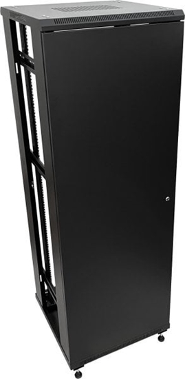 Picture of Szafa Q-Lantec Szafa serwerowa 27U 800x1000, drzwi przednie szklane, do samodzielnego montau, kolor czarny (SS-27U-800-1000-01-C)