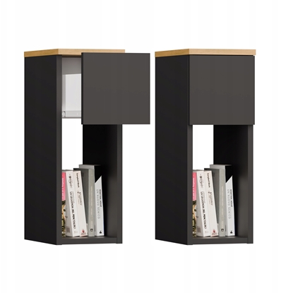 Picture of Szafka nocna GALAX 20/1S ANTRACYT ARTISAN