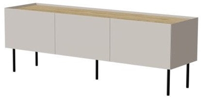 Изображение Szafka RTV FELLINI 150x40x52 kaszmir + blat db olejowany
