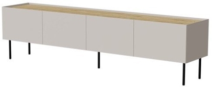 Изображение Szafka RTV FELLINI 200x40x52 kaszmir + blat db olejowany