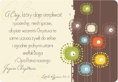 Attēls no Szaron Magnes na lodówk - A Bóg który daje cierpliwo