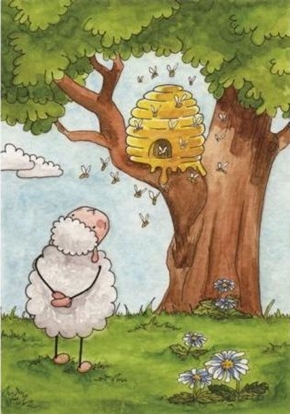 Изображение Szaron Pocztówka z kolorowank - Twoje sowa s sodkie