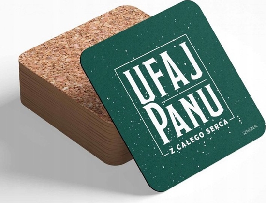 Picture of Szaron Podstawka korkowa - Ufaj Panu