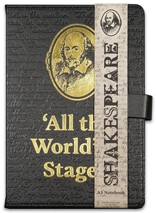 Attēls no Szekspir Notatnik A5 linia skóra Cay wiat jest..
