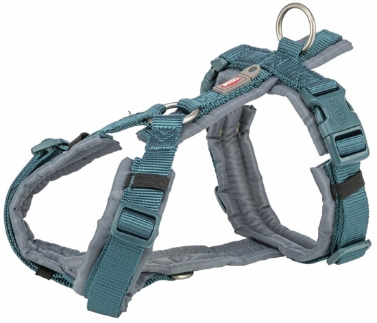 Picture of Szelki dla psa Trixie Premium Trekking Niebieski Grafit M/L