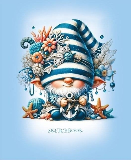 Изображение Szkicownik 148x105 24 stron 100g/m2 TW Gnom nieb