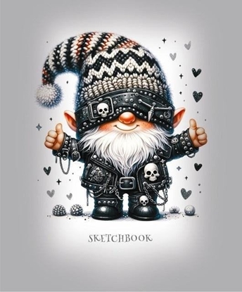 Изображение Szkicownik 148x105 24 stron 100g/m2 TW Gnom szary