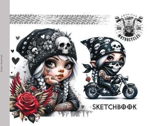 Изображение Szkicownik 200x143 24 stron 100g/m2 TW Gnomy