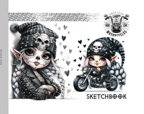 Изображение Szkicownik 200x143 24 stron 100g/m2 TW Gnomy