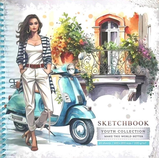 Изображение Szkicownik 200x200/40K gadki Kobieta FRESH