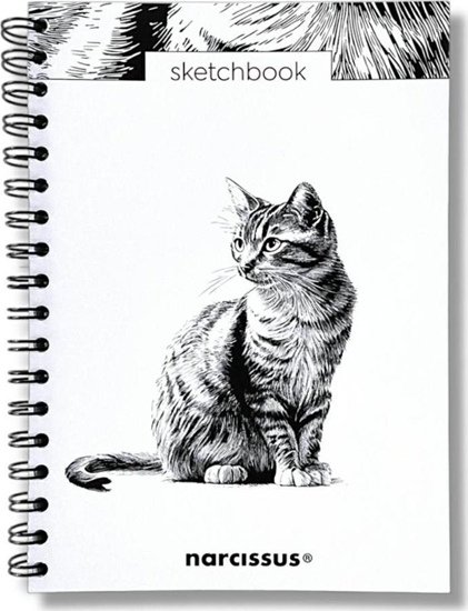 Изображение Szkicownik B5/60K na spirali - Kot