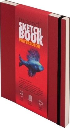 Picture of Szkicownik Indeed Watercolor A5 czerwony