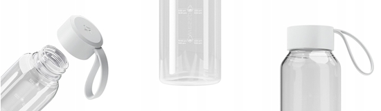 Изображение Szklana butelka Wessper B1 Borosilicate 500ml Transparent  (WES260-500-TR-NEW)