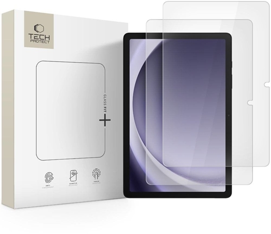 Изображение SZKO HARTOWANE TECH-PROTECT GLASS FIT+ 2-PACK GALAXY TAB A9+ / A11+ PLUS 11.0 X210 / X215 / X216 / X133 / X135 CLEAR