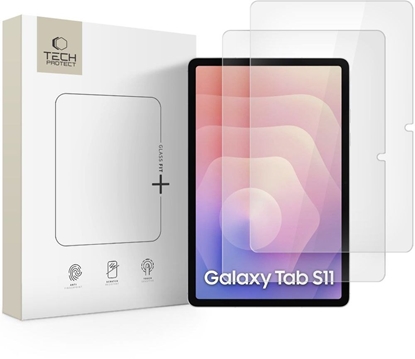 Attēls no Tech-Protect Szko hartowane Glass Fit+ do Samsung Galaxy Tab S11 11.0 Clear [2 PACK]