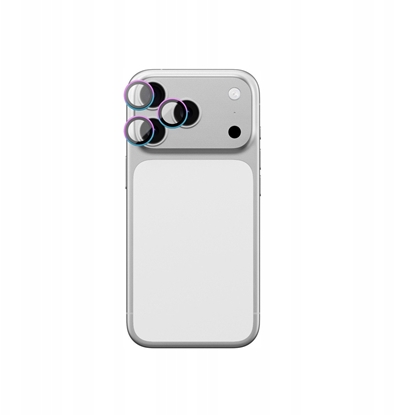 Изображение Szko na aparat AMAZINGTHING Lens Glass na iPhone 17 Pro / Pro Max z tczow ramk aluminiow