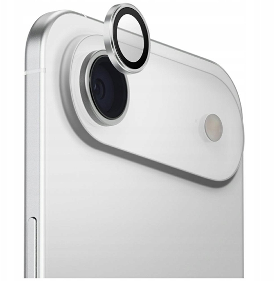 Изображение Szko na obiektyw aparatu UNIQ Optix Aluminium Camera Lens Protector do Apple iPhone Air z aplikatorem srebrny
