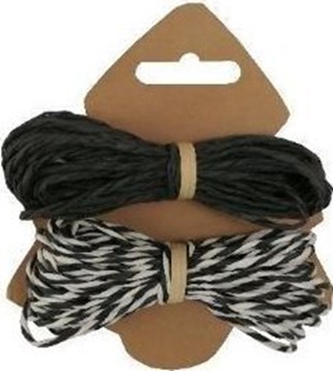 Изображение Sznurek papierowy metaliczny 2mmx5m 2szt