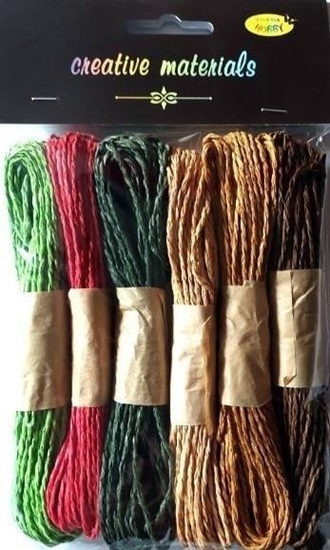 Picture of Sznurki papierowe 6 kolorów