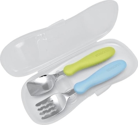 Picture of Sztuce z etui kiwi/sky