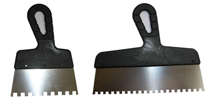 Attēls no Špaktele M līmei 250mm 8x8mm ar nerūs.plātni