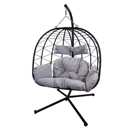 Picture of Šūpuļkrēsls dubultais  ar spilvenu, max 150kg