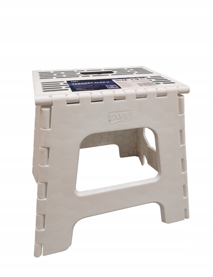 Picture of Taboret skadany Alex II 32cm biay