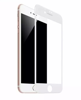 Picture of TakeMe - iPhone SE (2020) / 7 / 8 HARD Ceramic Full Surface Screen Protector Glass White