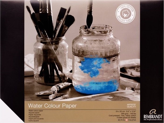 Picture of Talens Blok do malowania 24x32cm 20k biay