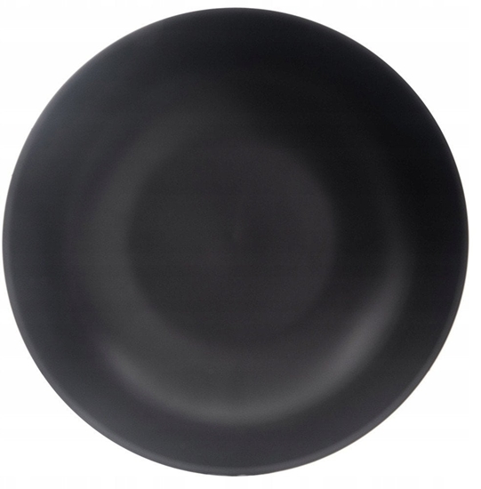 Изображение Talerz obiadowy gboki ceramiczny czarny 20,5 cm, 800 ml
