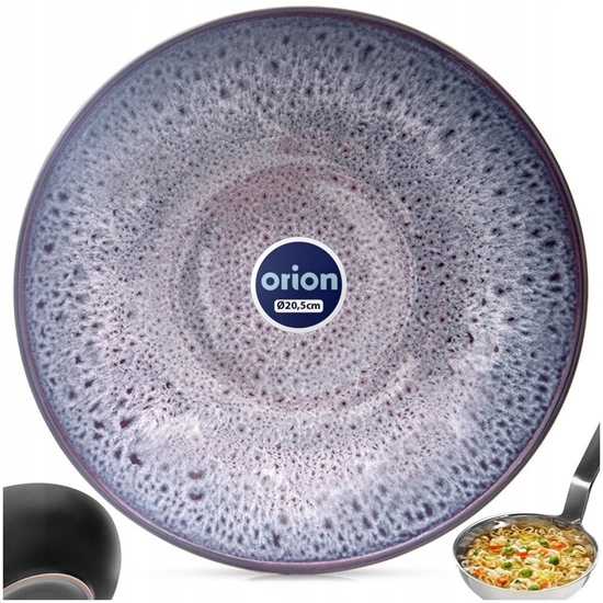 Picture of Talerz obiadowy gboki ceramiczny fioletowy GLAZE 20,5 cm, 900 ml