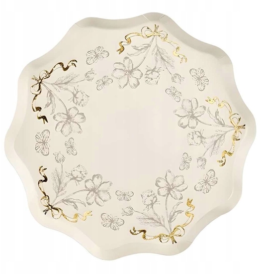 Изображение Talerzyki Kwiaty 20cm 6szt