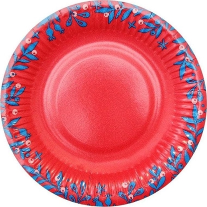 Attēls no Talerzyki papierowe Let It Snow 18cm 6szt