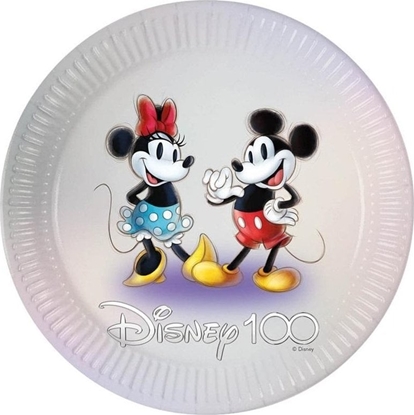 Picture of Talerzyki papierowe Mickey&Minnie 23cm 8szt