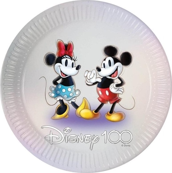 Picture of Talerzyki papierowe Mickey&Minnie 23cm 8szt