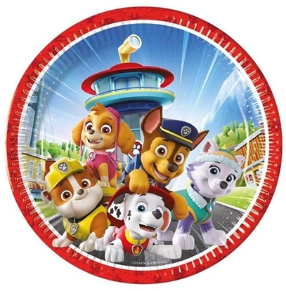 Attēls no Talerzyki papierowe Paw Patrol 8szt