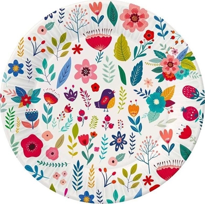 Picture of Talerzyki papierowe Summer Have fun 18cm 6szt