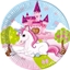 Изображение Talerzyki papierowe Unicorn 23cm 8szt
