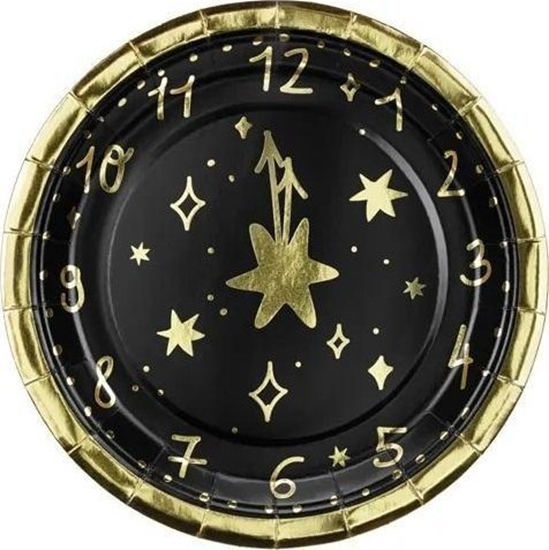 Изображение Talerzyki Zegar 18cm 6szt