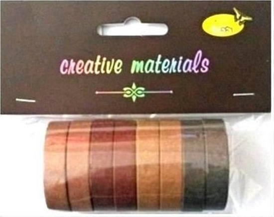 Picture of Tamy papierowe brzowe 10mm 8szt