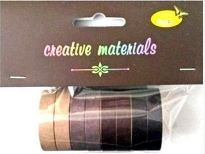 Picture of Tamy papierowe brzowe 10mm 8szt