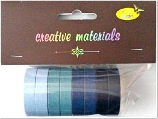 Picture of Tamy papierowe niebieskie 10mm 8szt