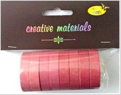 Picture of Tamy papierowe róowe 10mm 8szt