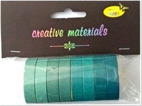 Picture of Tamy papierowe zielone 10mm 8szt