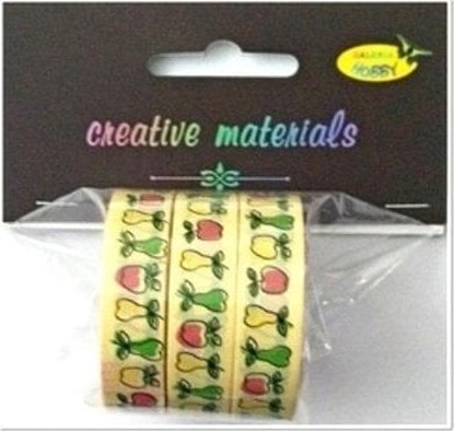 Picture of Tamy samoprzylepne owoce 12mm 3szt